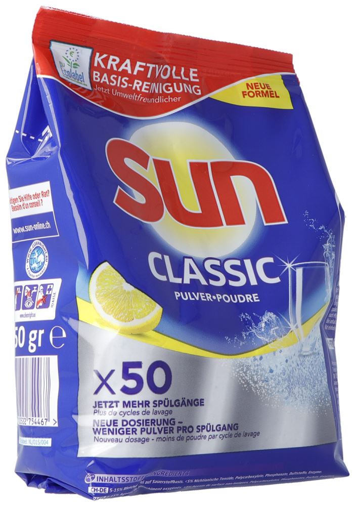 Sun Geschirrspüler Pulver Refill Lemon Btl 950 g