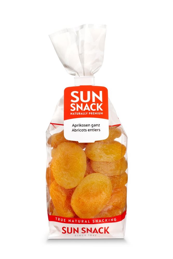 Sun Snack Aprikosen Ganz Entsteint Beutel 275 G