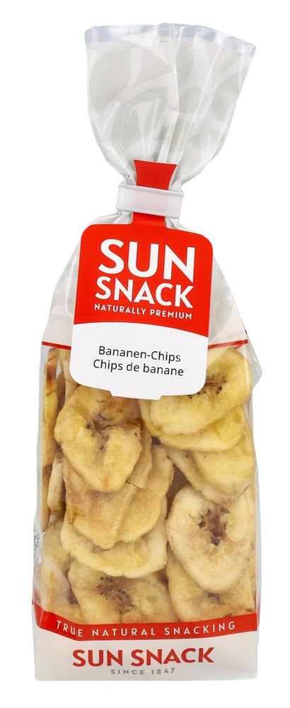 Sun Snack Bananen-Chips Beutel 120 G