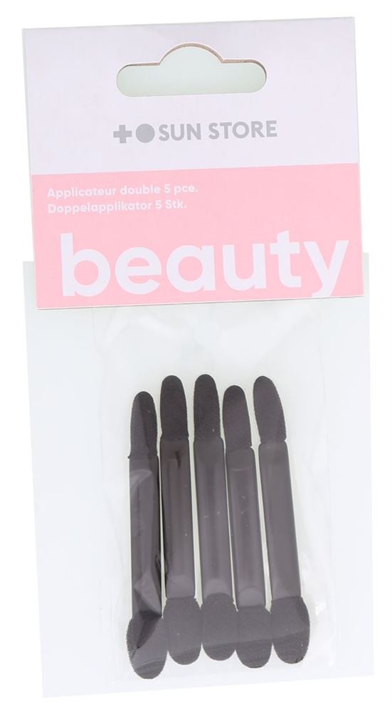 SUN Store Beauty Doppelapplikator schwarz 100% vegan Btl 5 Stk