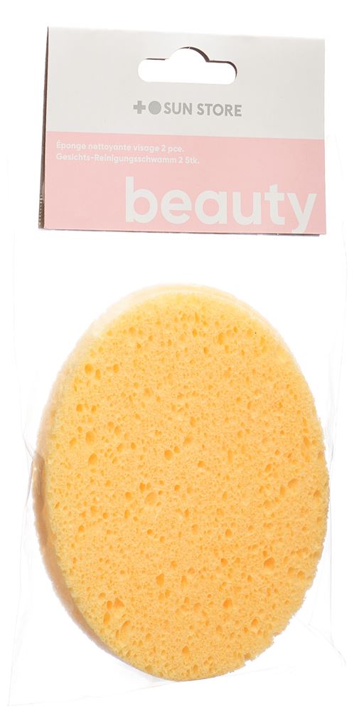 SUN Store Beauty Gesichts-Reinigungsschwamm oval 100% vegan Btl 2 Stk