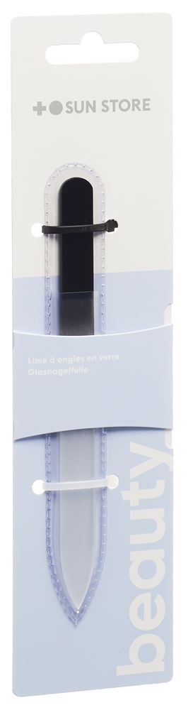 SUN Store Beauty Glasnagelfeile 14cm schwarz