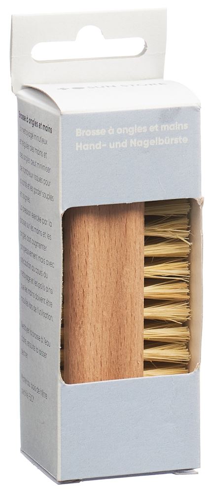 SUN Store Beauty Hand und Nagelbürste Buchenholz