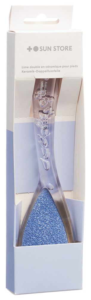 SUN Store Beauty Keramik-Doppelfussfeile transparent