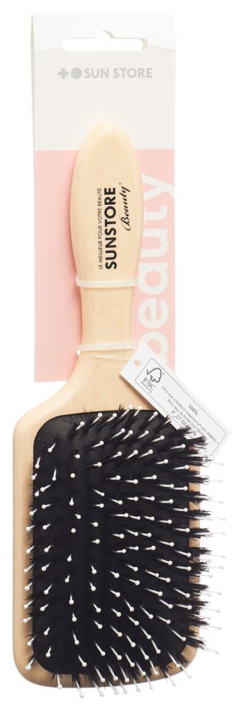 SUN Store Beauty Langhaarbürste Buchenholz