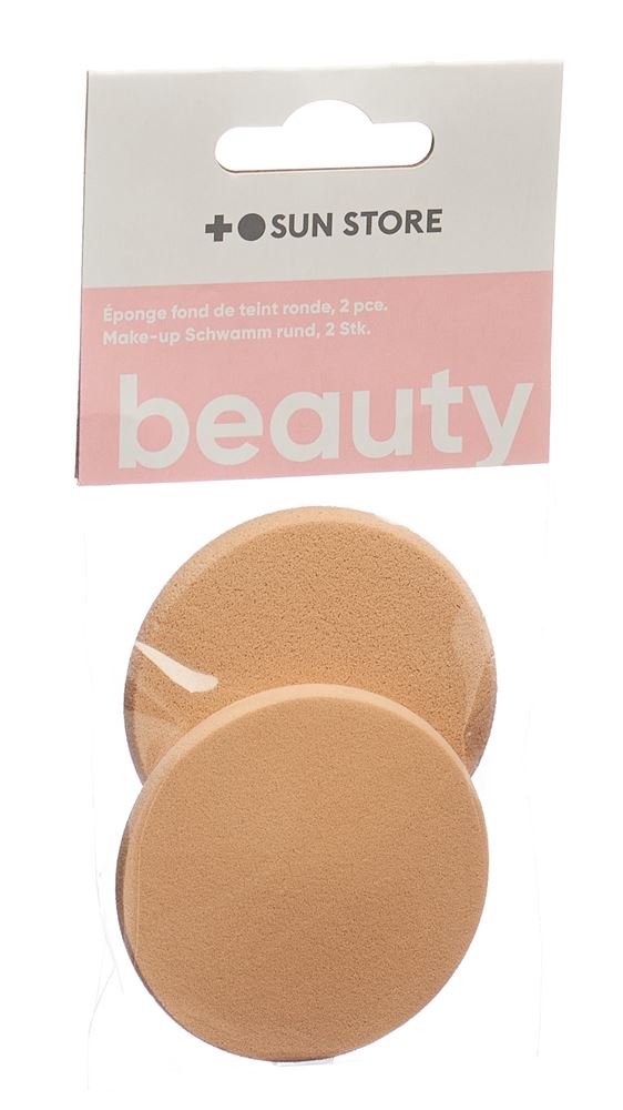 SUN Store Beauty Make-up Schwamm rund 100% vegan Btl 2 Stk