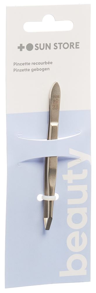 SUN Store Beauty Pinzette gebogen vernickelt matt