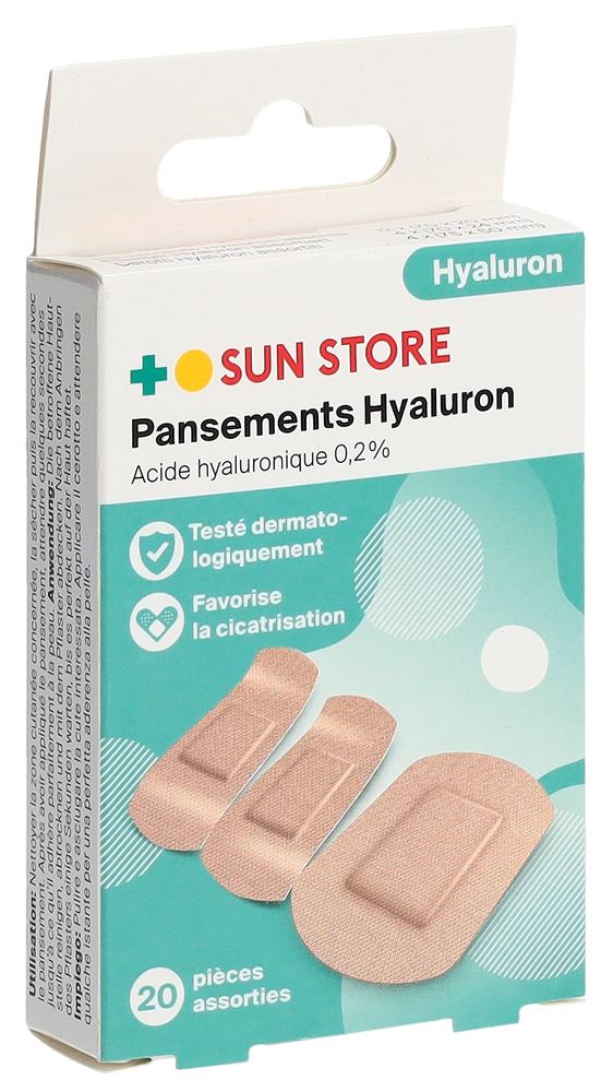 SUN Store Pflaster Hyaluron assortiert 20 Stk