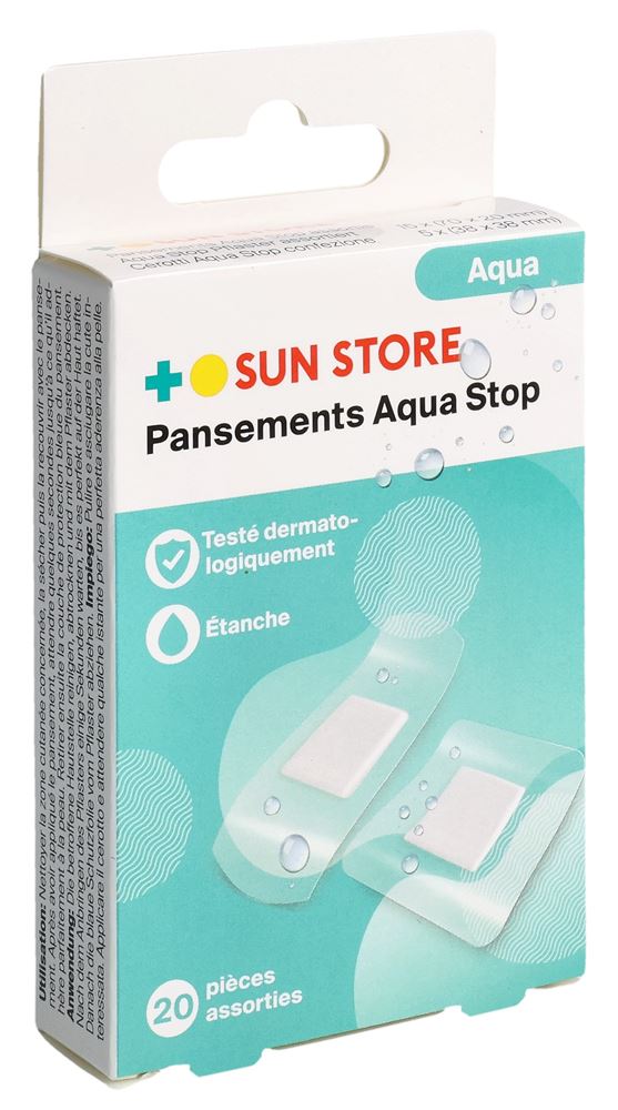 SUN Store wasserdichte Pflaster assortiert 20 Stk