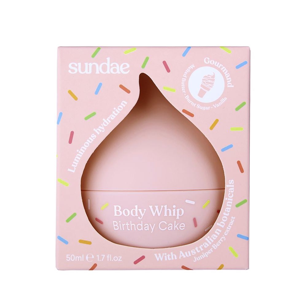 sundae Whipped Body Moisturiser Birthday Cake Ds 50 ml