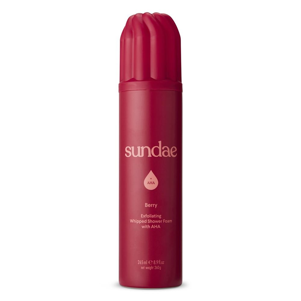 sundae Whipped Body Shower Foam Berry AHA Aeros 265 ml