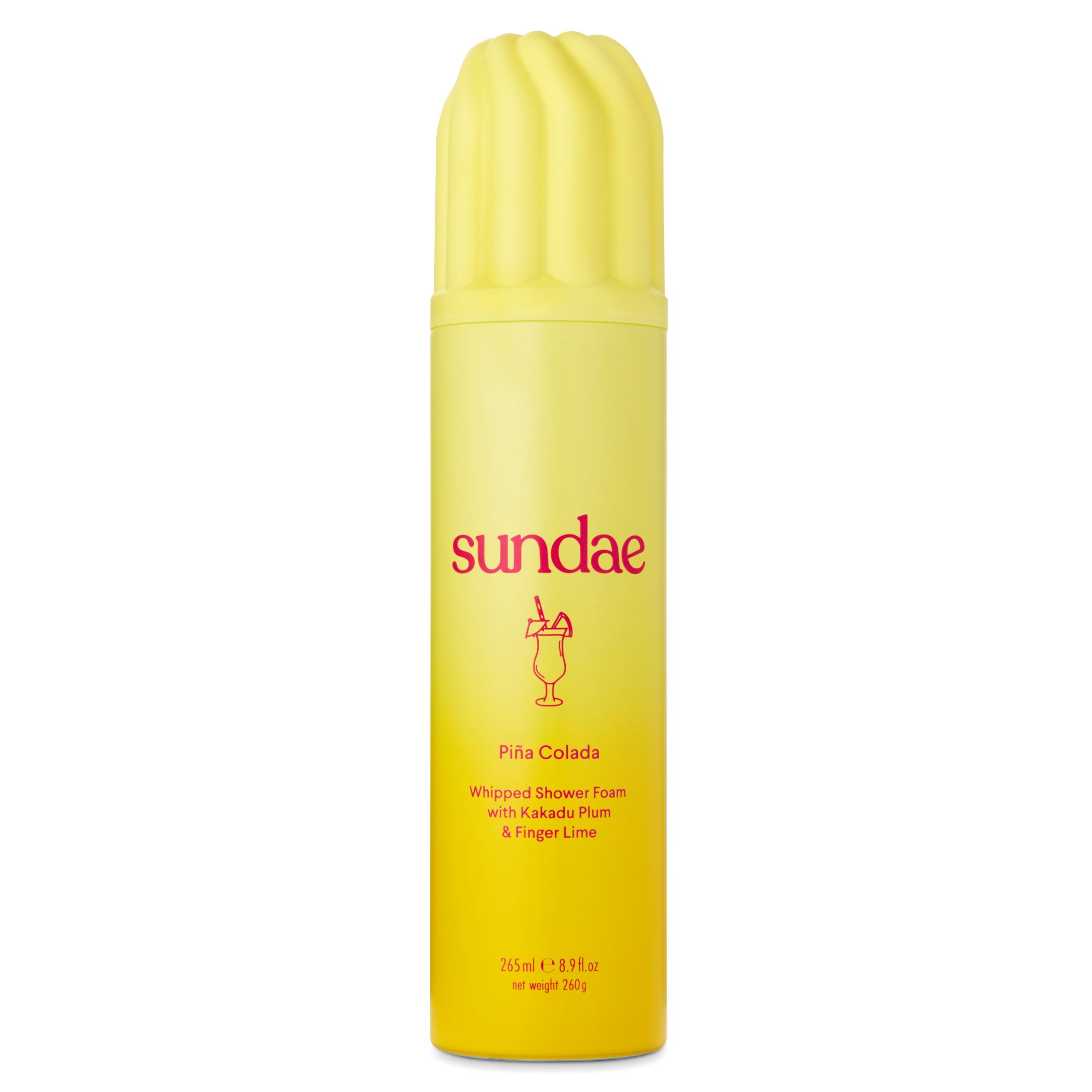 sundae Whipped Body Shower Foam Pina Colada Aeros 265 ml