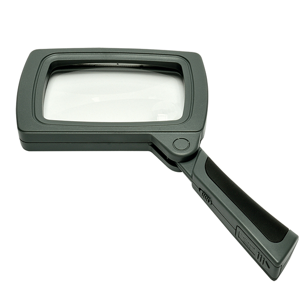 Sundo Handlupe mit LED-Beleuchtung rechteckig