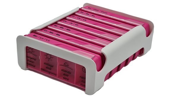 Supairbox Compact 7 Tage deutsch/französisch/italienisch pink