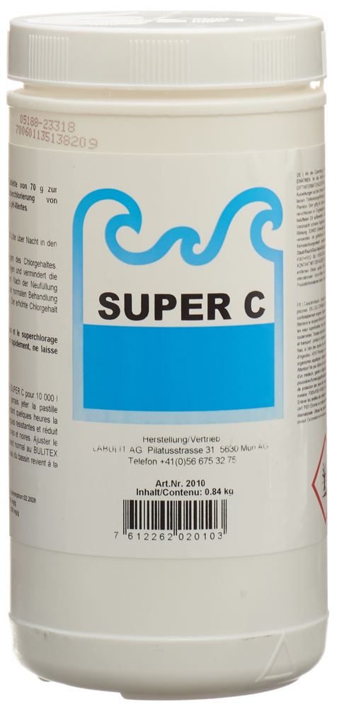 Super C Chlorschocktabletten 70g 12 Stk