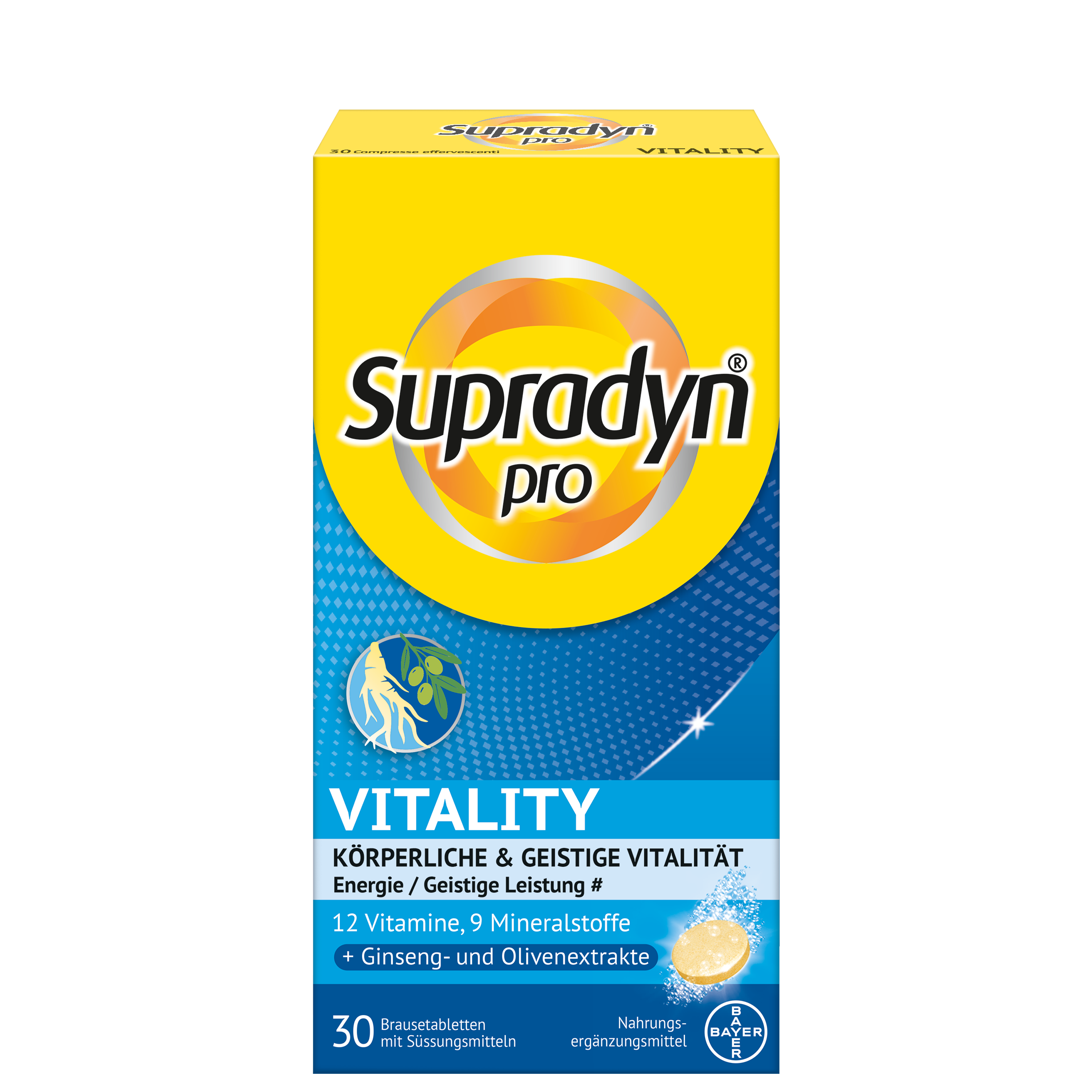 Supradyn pro Vitality Brausetabl 30 Stk