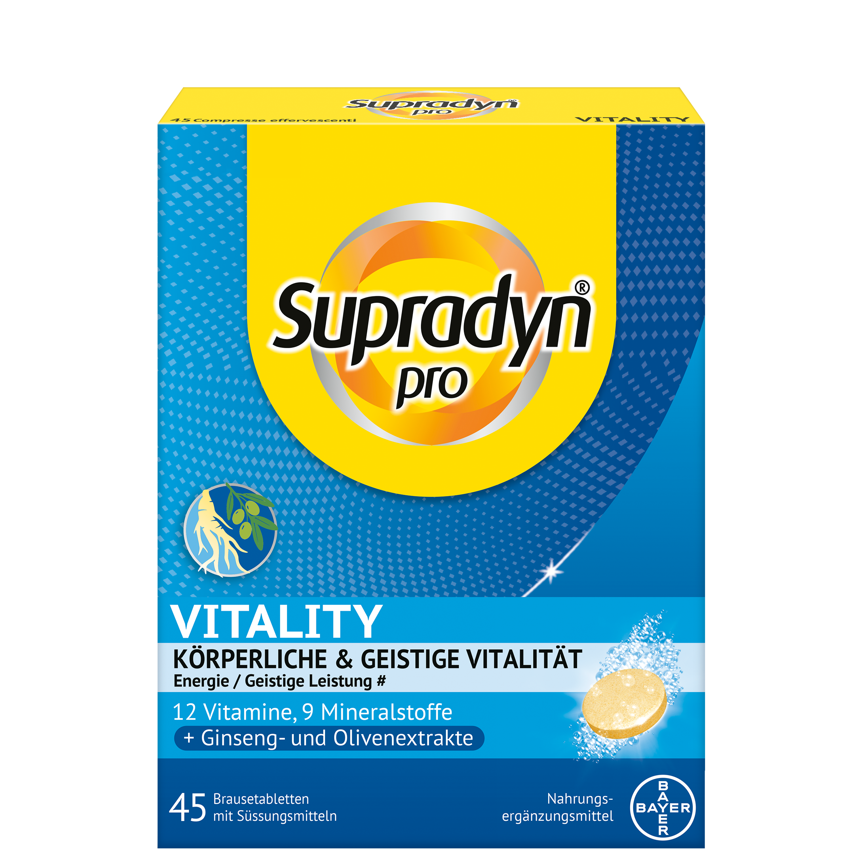 Supradyn pro Vitality Brausetabl 45 Stk