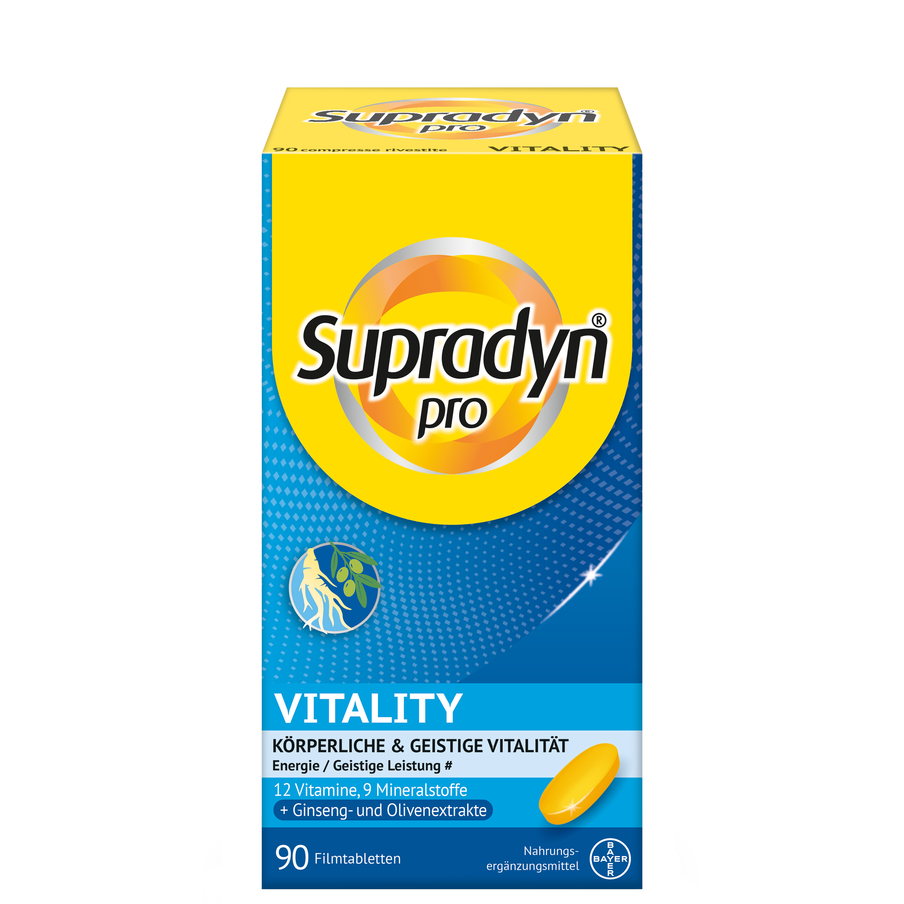 Supradyn pro Vitality Filmtabl Ds 90 Stk