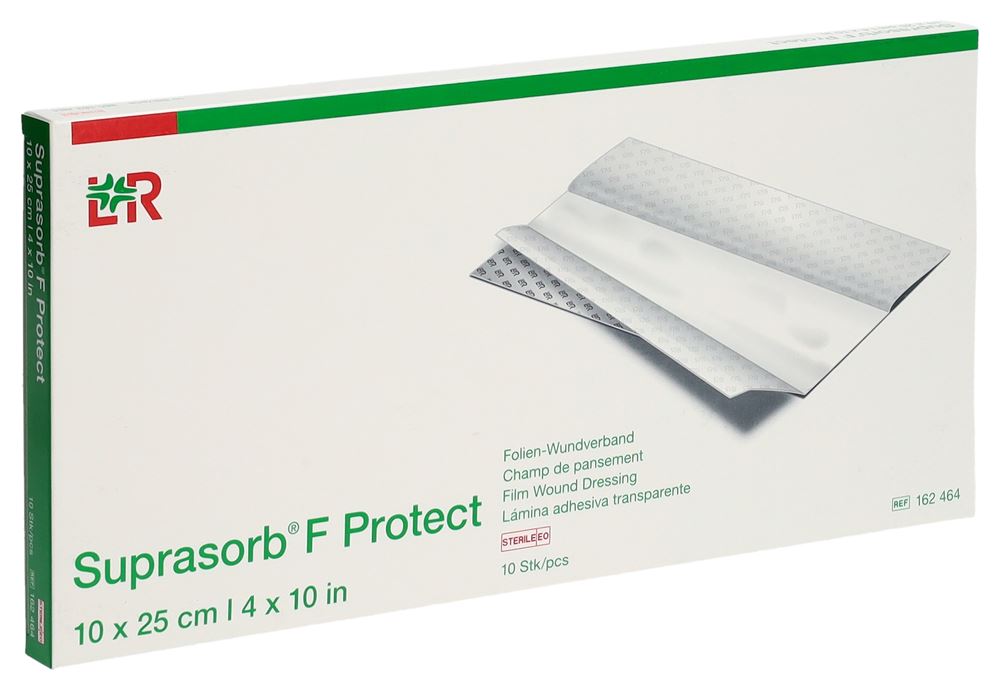Suprasorb F Protect 10x25cm steril 10 Stk