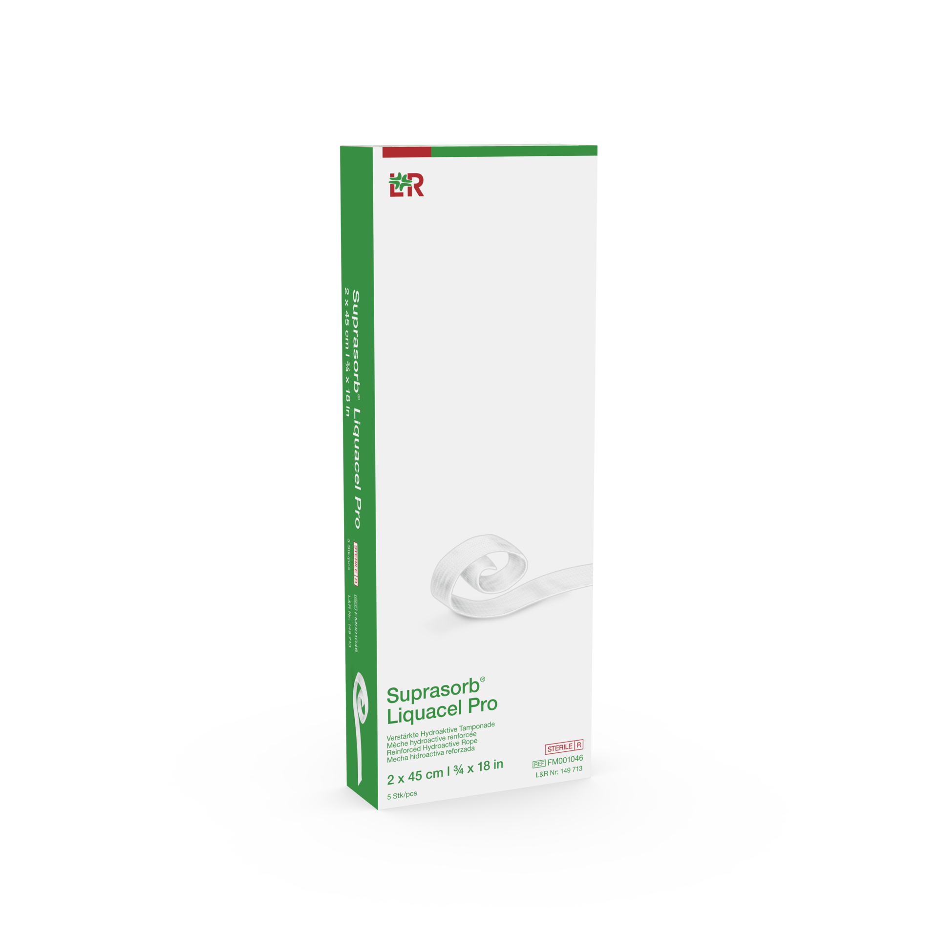 Suprasorb Liquacel Pro 2x45cm 5 Stk