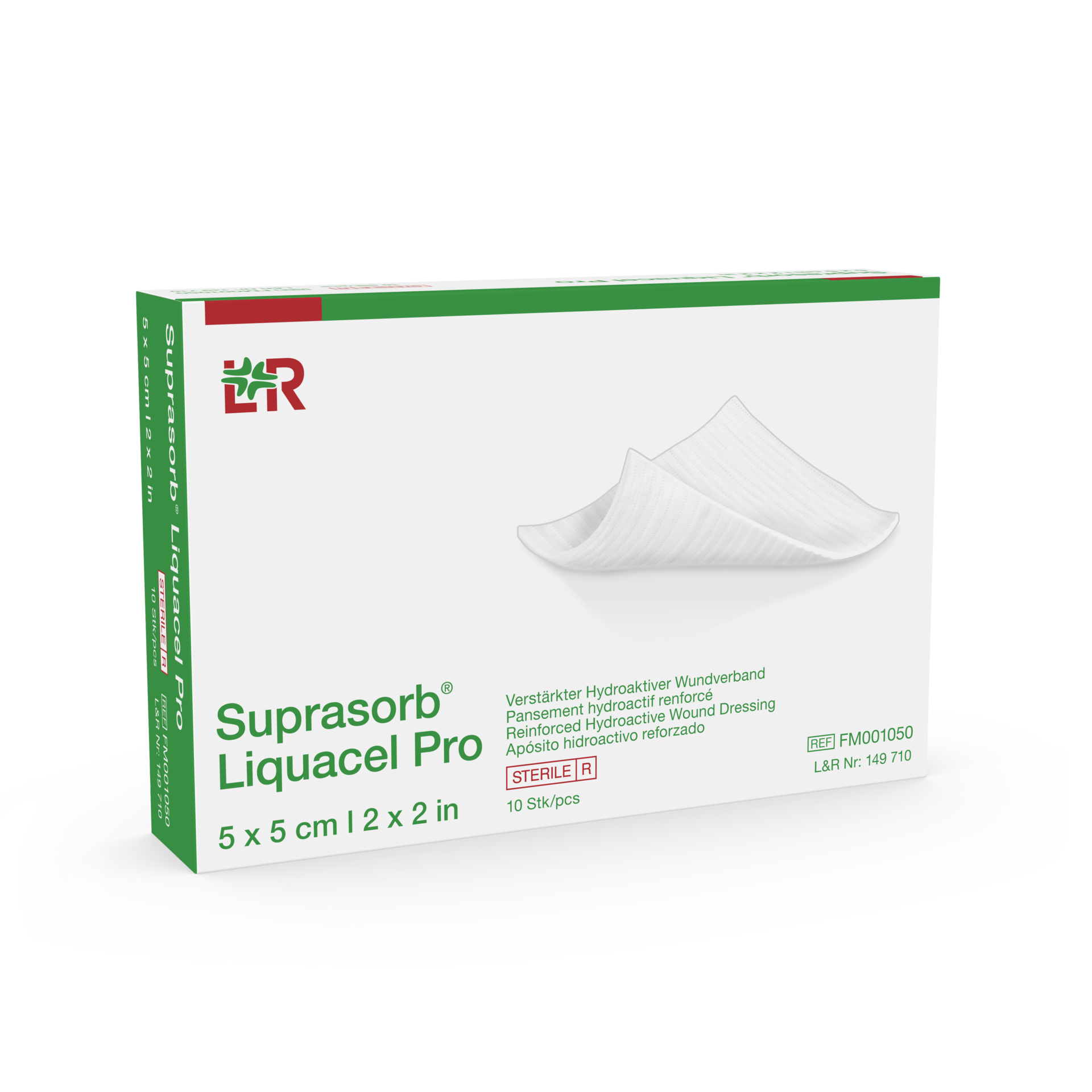 Suprasorb Liquacel Pro 5x5cm 10 Stk