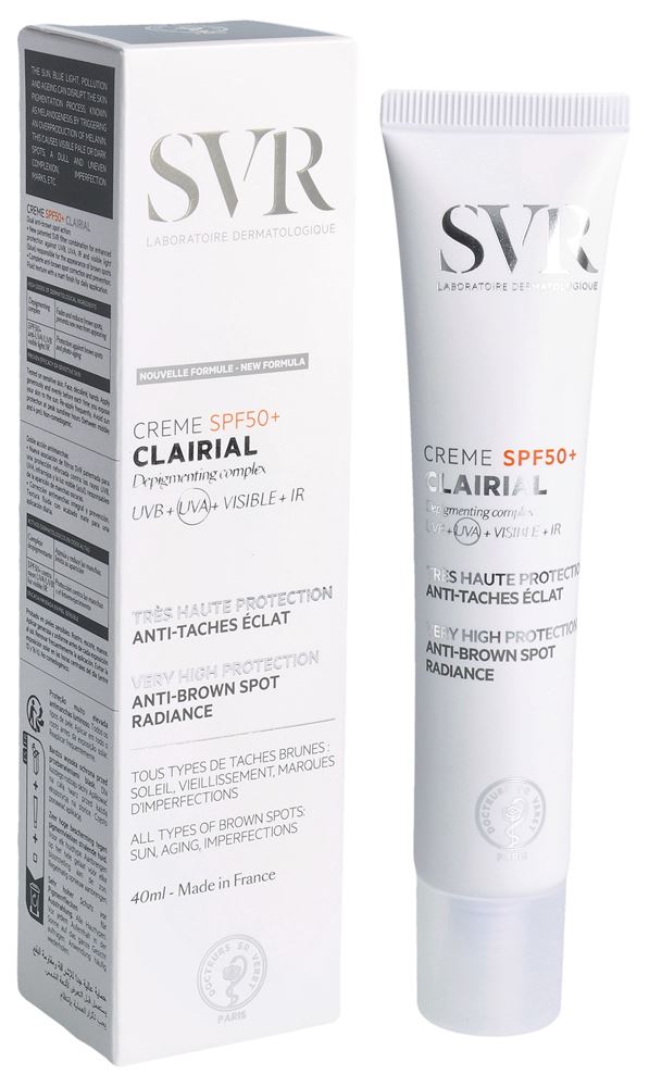 SVR Clairial Crème Spf50+ 40 ml