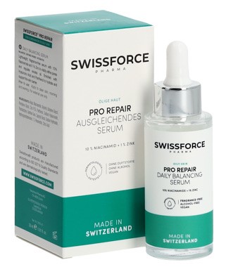 Swissforce Ausgleichendes Serum vegan ohne Alkohol & Duftstoffe Pip Fl 30 ml
