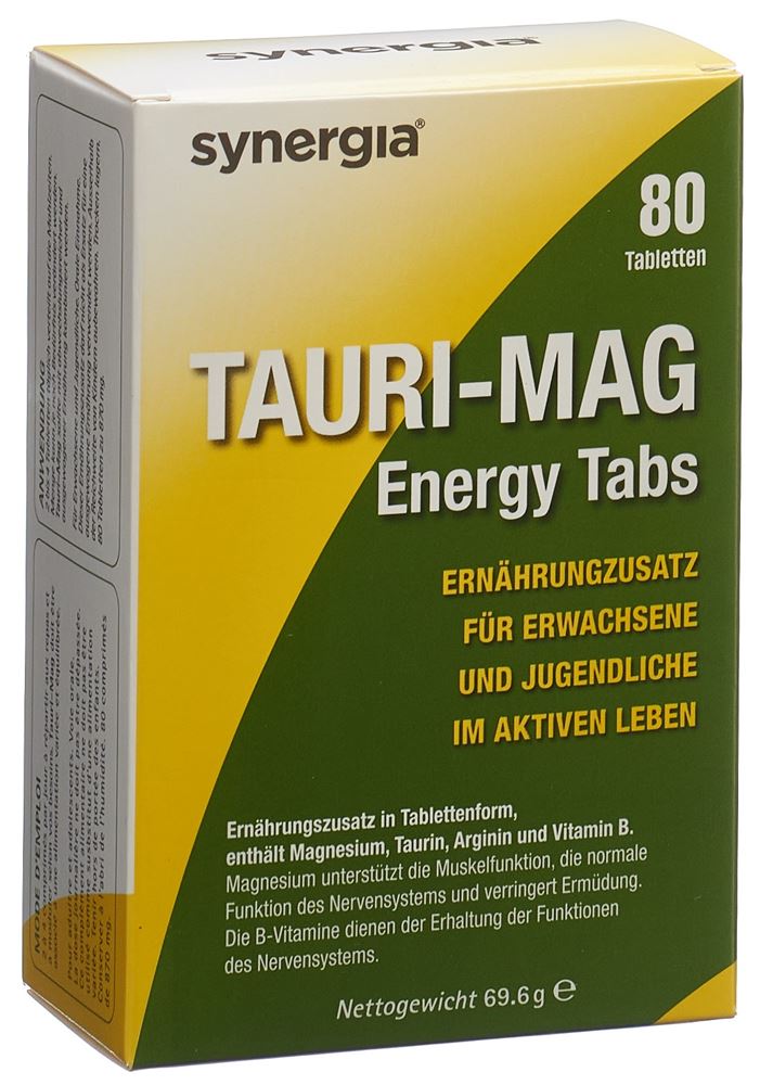 Synergia Tauri Mag Energy Tabs 80 Stk