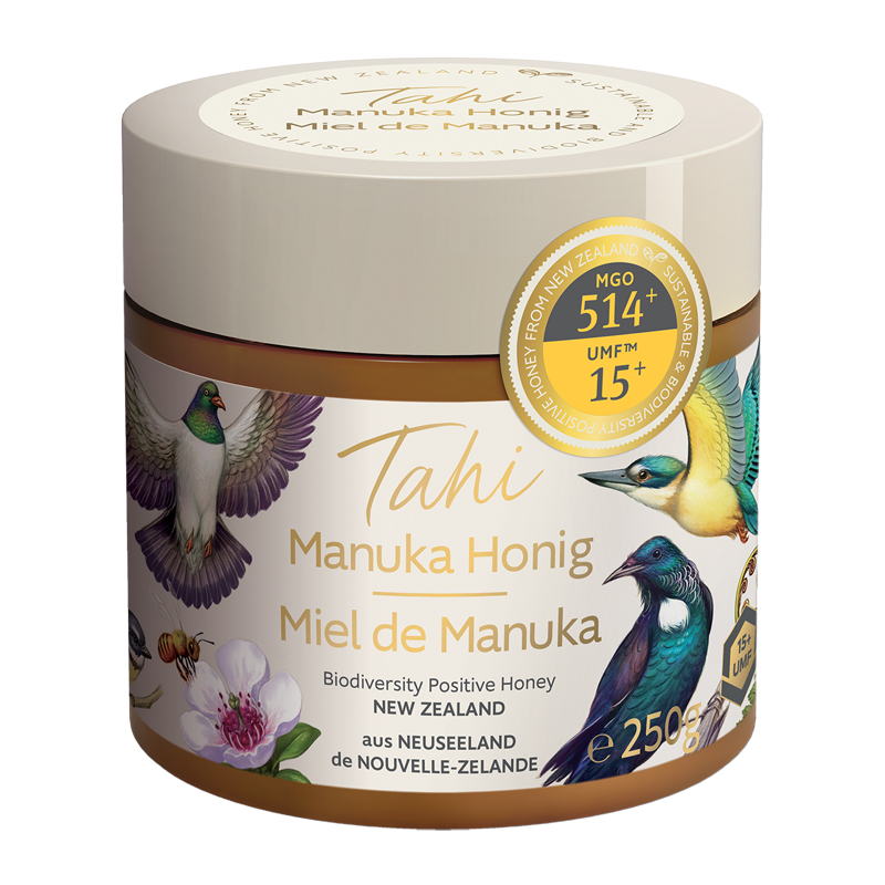 Tahi Manuka Honig UMF 15 + MGO 514 + deutsch/französisch Topf 250 g