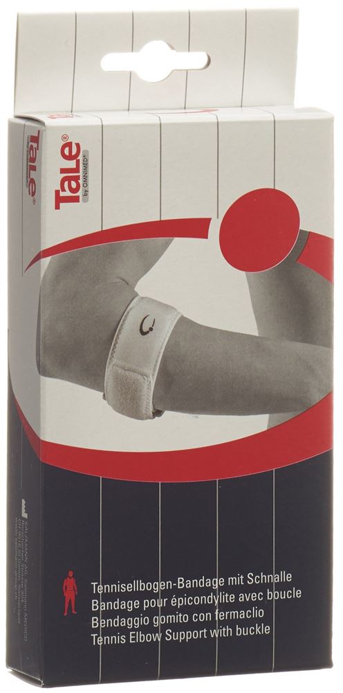 Tale Tennisellbogen Bandage 5cm mit Schnalle weiss