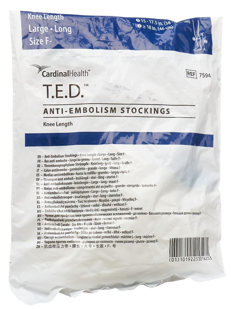 Ted Strümpfe knielang L lang 1 Paar