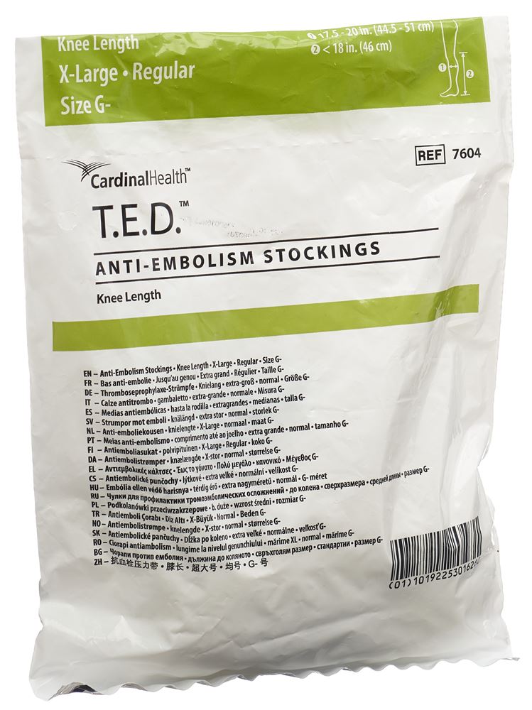 Ted Strümpfe knielang XL normal 1 Paar