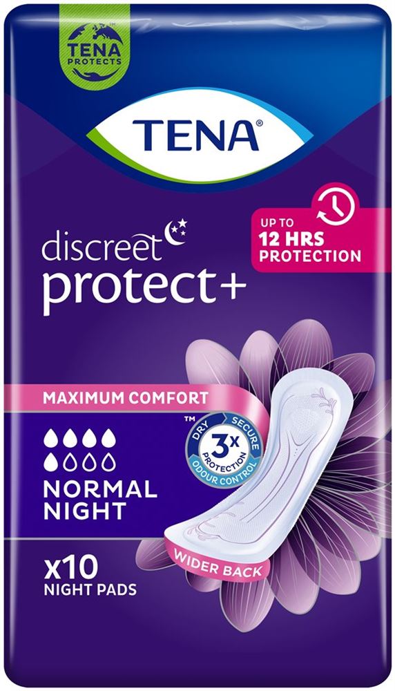 Tena Discreet Normal Night 10 Stk