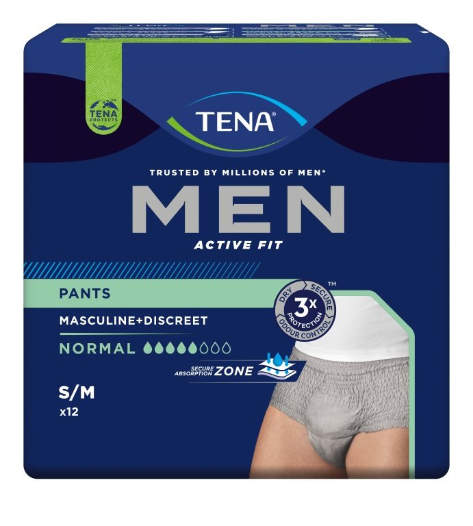 Tena Men Active Fit Pants Normal S/M 12 Stk