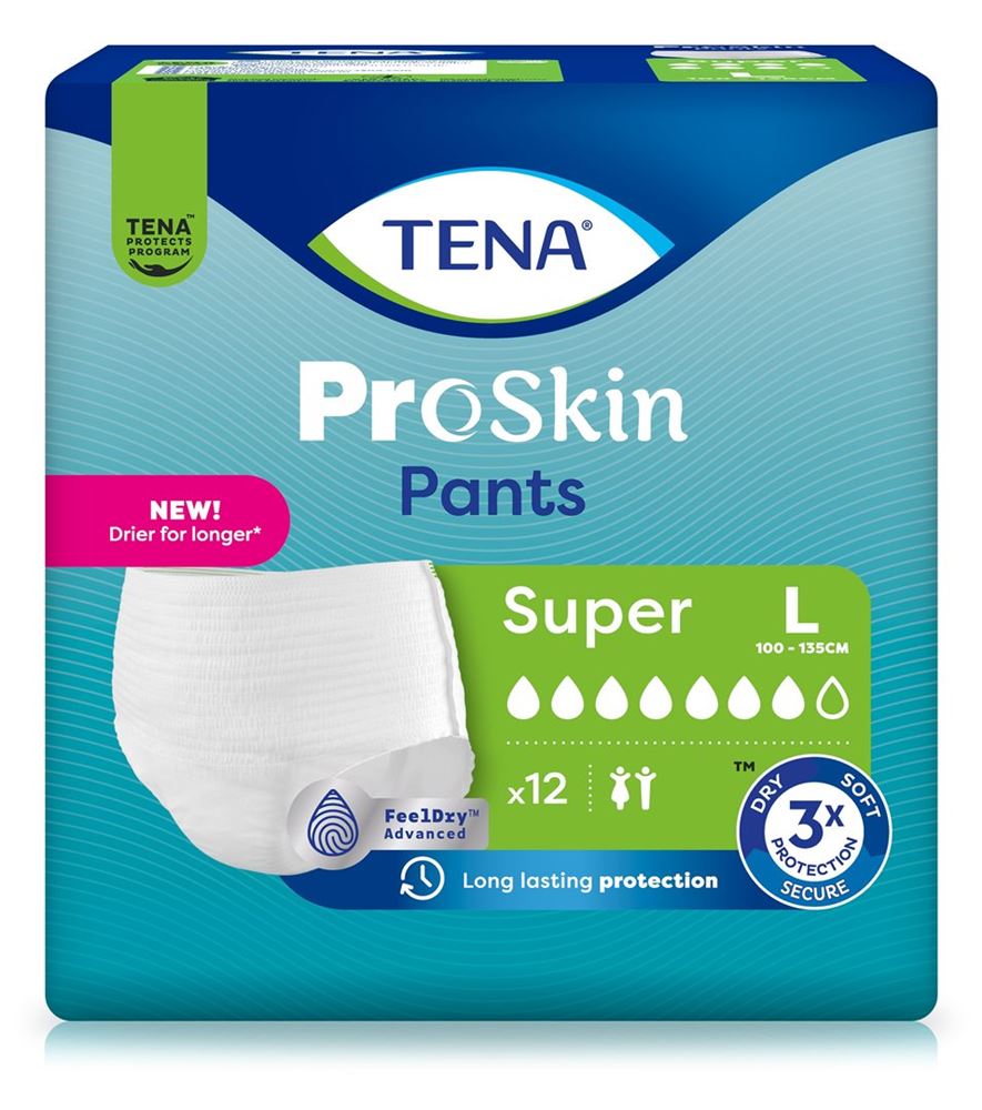 Tena Pants Super L 100-135cm 12 Stk