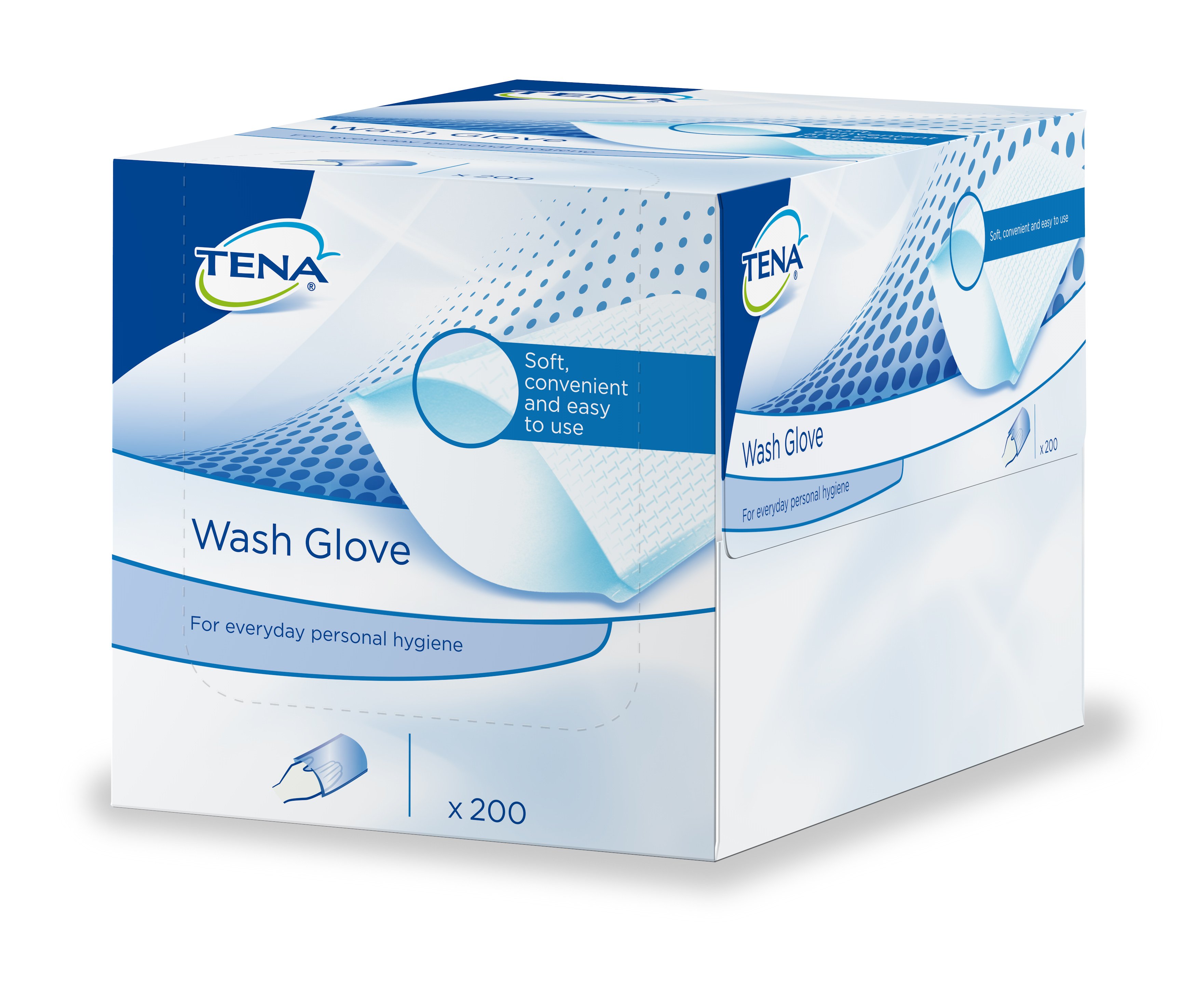 Tena Wash Glove 200 Stk