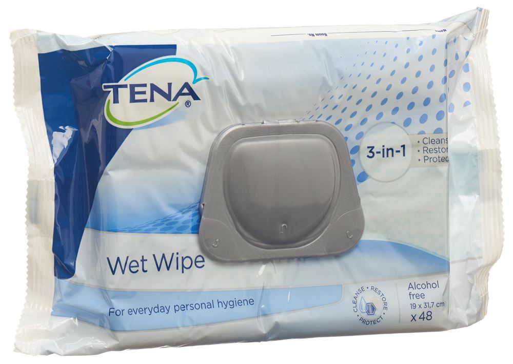 Tena Wet Wipes 48 Stk