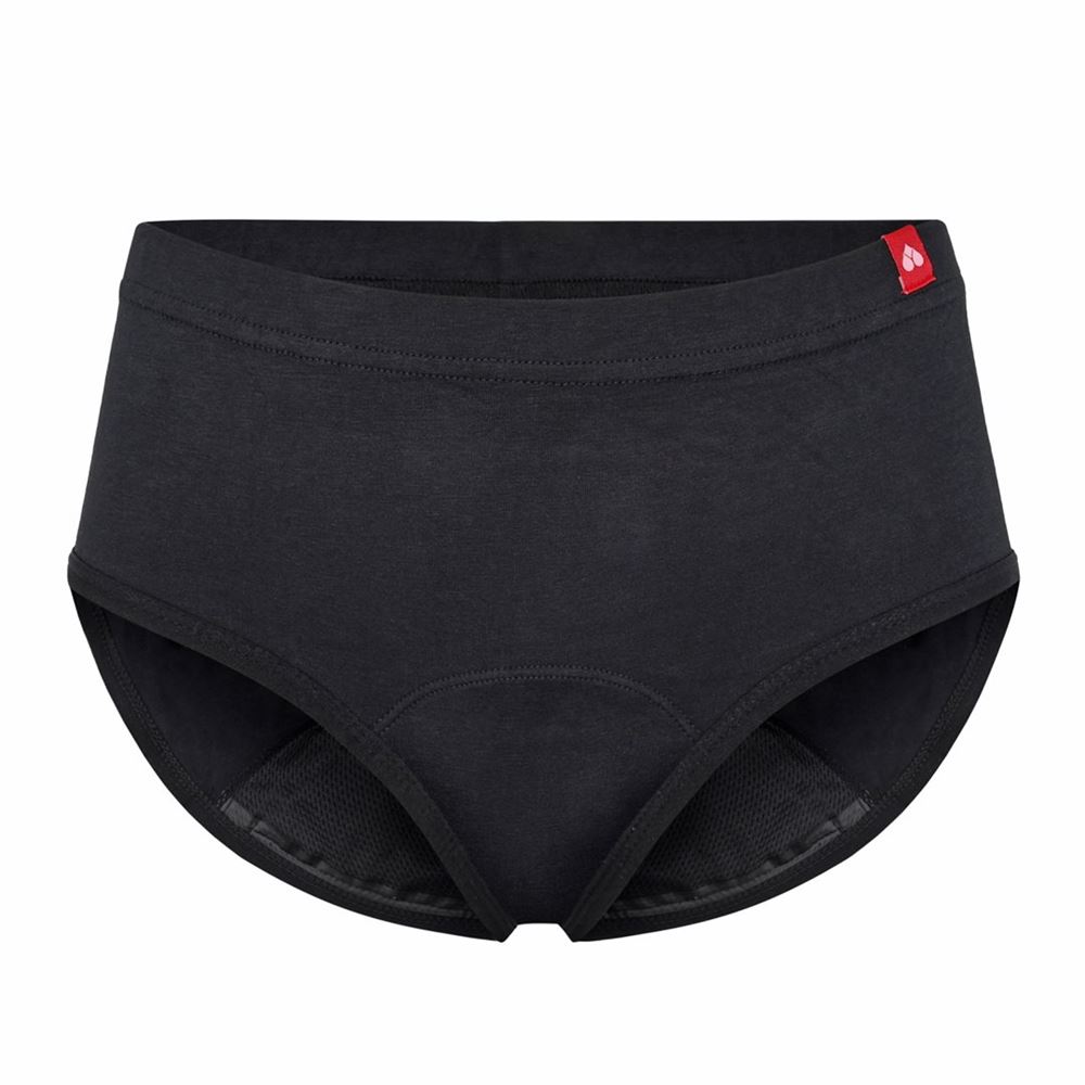 The Female Company Periodenslip Hipster Teen 170 Cotton schwarz Box