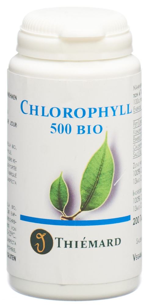 Thiémard Chlorophyll Tabl 500 mg Bio Ds 200 Stk