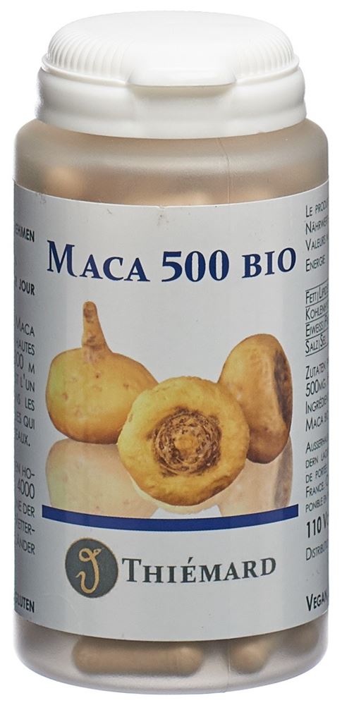 Thiémard Maca Kaps 500 mg Bio 110 Stk