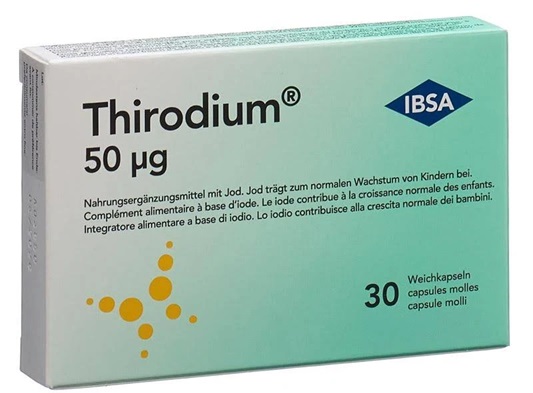 Thirodium Weichkapseln 50 mcg Jod 30 Stk
