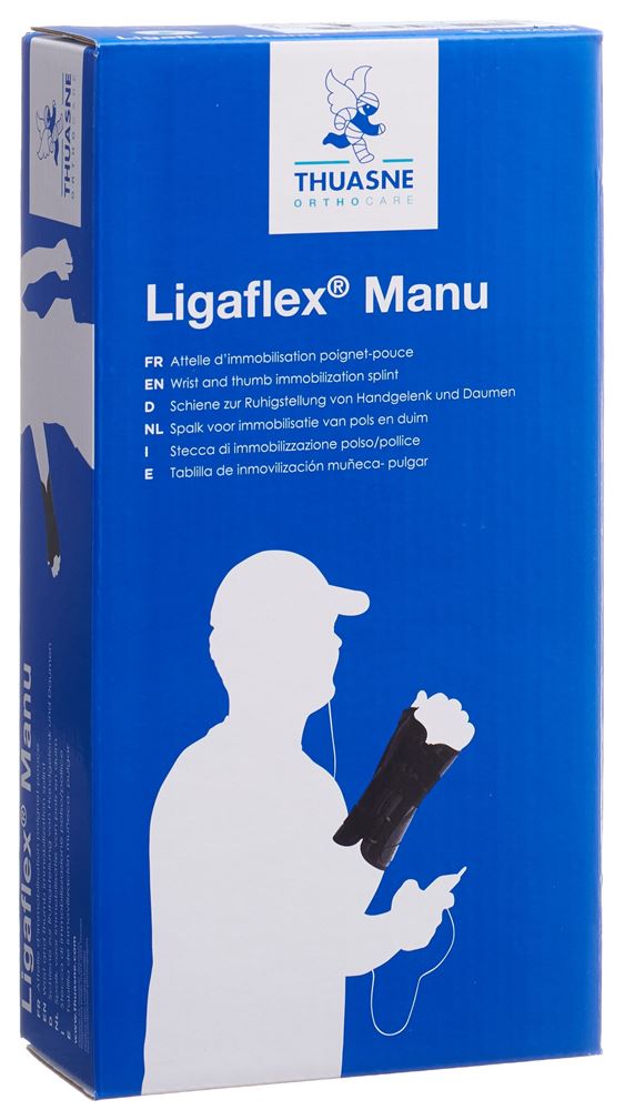 Thuasne Ligaflex Manu Handgelenkbandage Gr2 rechts schwarz