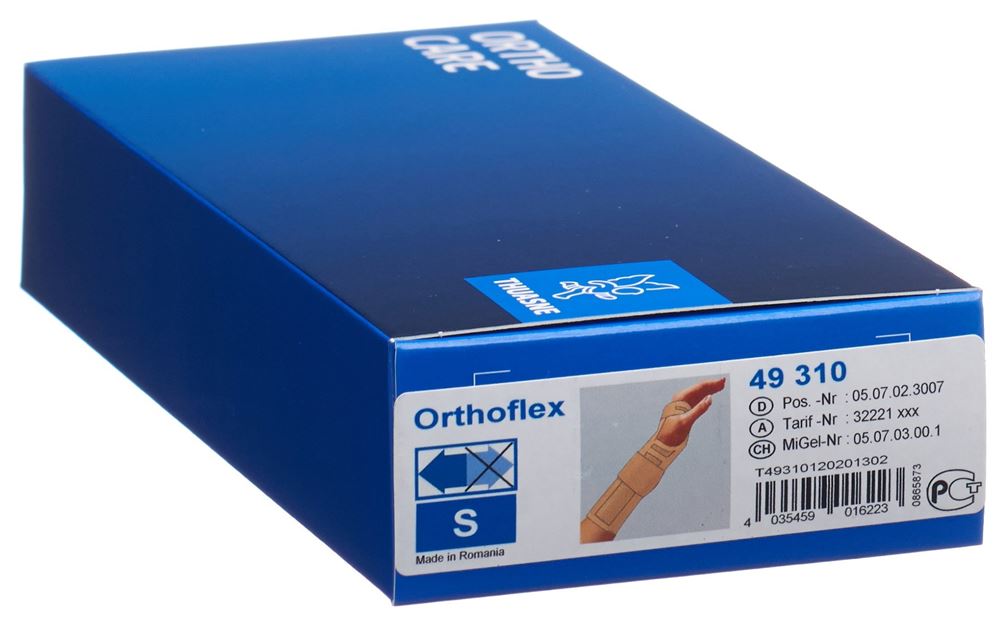 Thuasne Orthoflex Handgelenkband L 21cm links hautfarbig