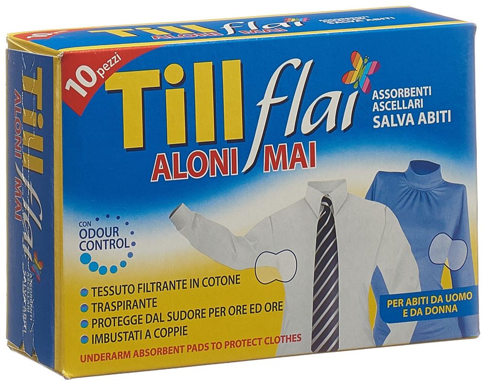 Till Flai Saugpapier Achselhöhlen 10 Stk