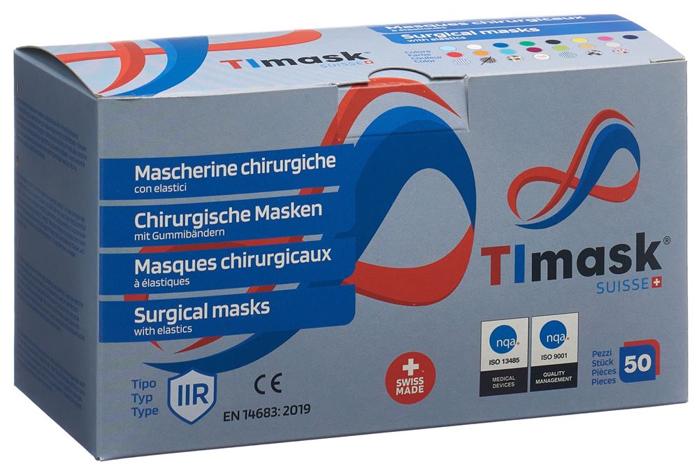 TImask Einweg-Medizinmaske Typ IIR Leopardenmuster 50 Stk
