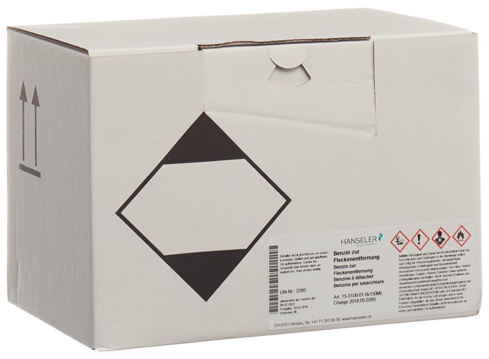 Top Ten Benzin zur Fleckenentfernung 6 x 150 ml