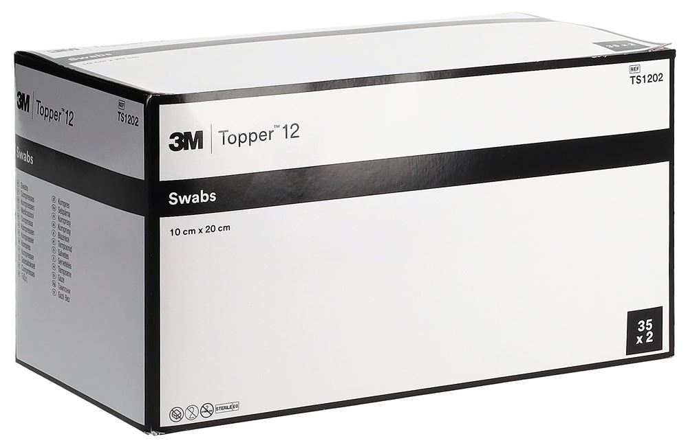 Topper 12 NW Kompressen 10x20cm steril 70 Stk