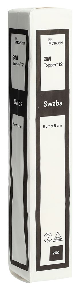 Topper 12 NW Kompressen 5x5cm unsteril 200 Stk