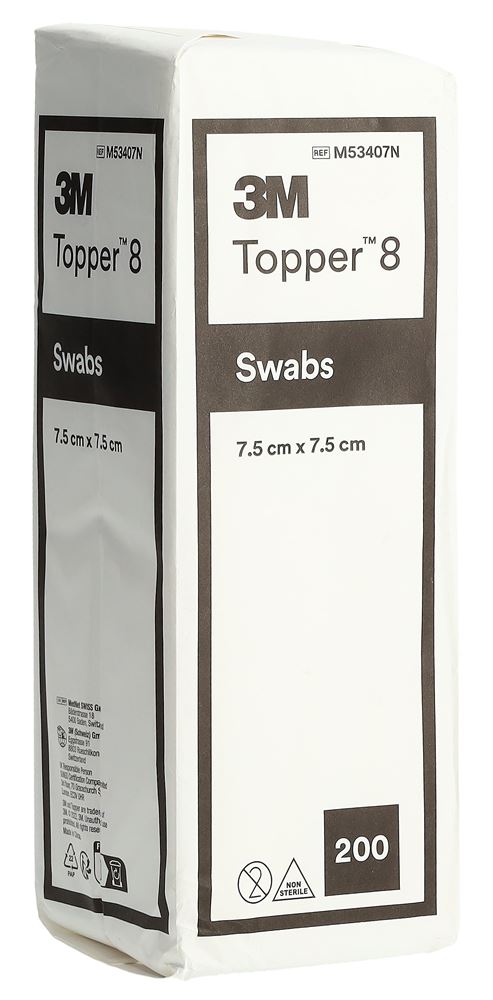 Topper 8 NW Kompressen 7.5×7.5cm unsteril 200 Stk