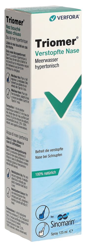 Triomer Verstopfte Nase Spray Fl 125 ml